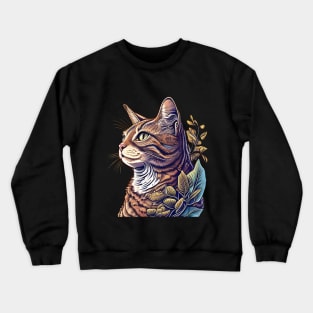 Cat Lovers Vintage Design - Love Cats Crewneck Sweatshirt